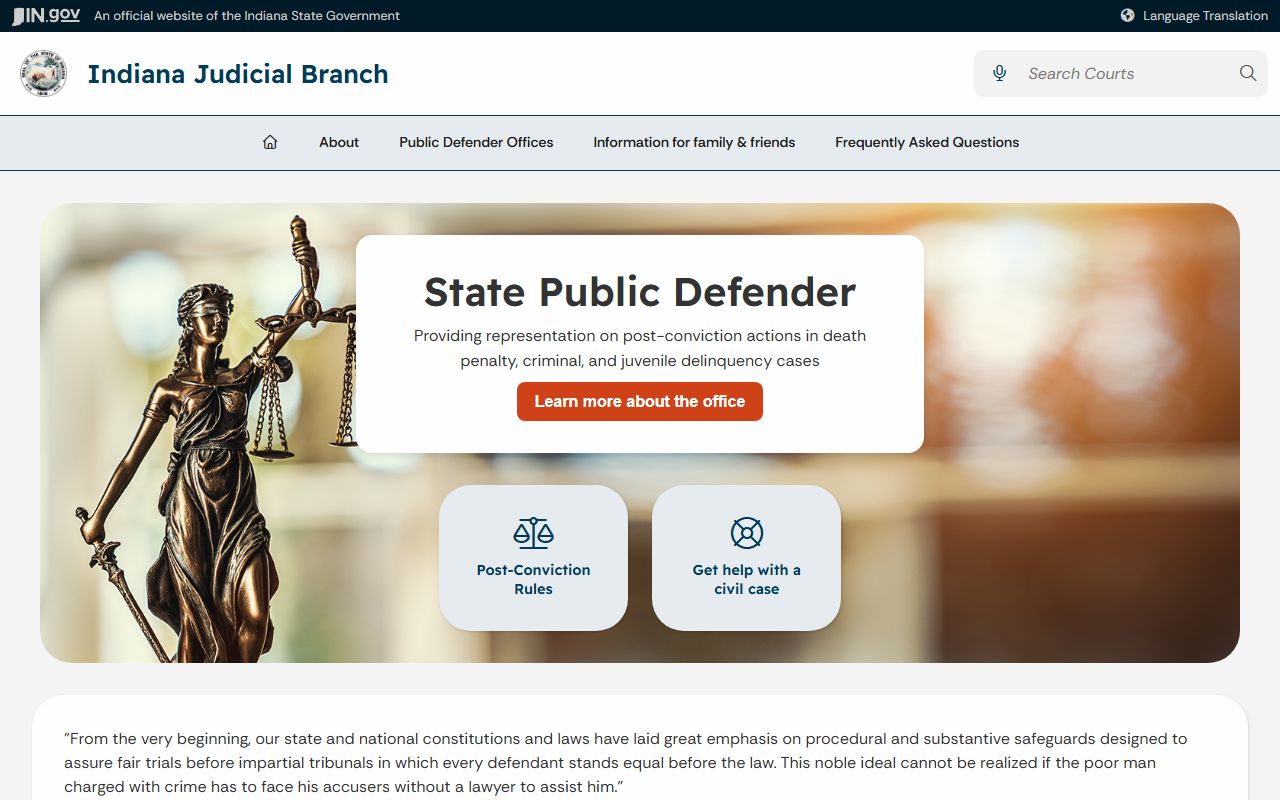 Boone County arrest records and Indiana public defender charge context